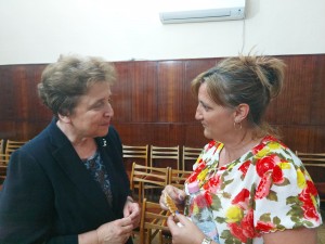 сн. С председателката на БСП-Павел баня Надежда Димитрова